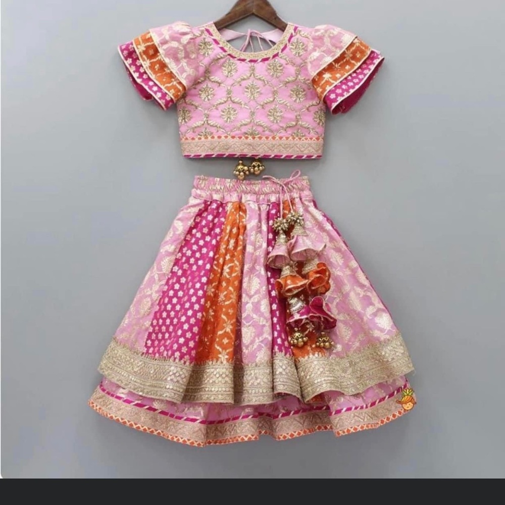 Indian ethnic lehenga choli size 14 for kids